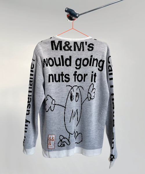 M&M's would going nuts for it Jacquard sweater | Brand AndAndAnd (&&&)