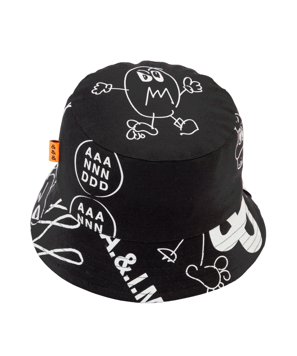 Reversible Cotton Bucket Hat Brand AndAndAnd (&&&)